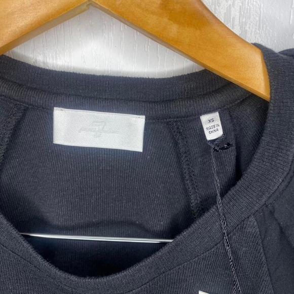 Black pufffy sleeves black‎ shirt in extra small - Picture 5 of 5